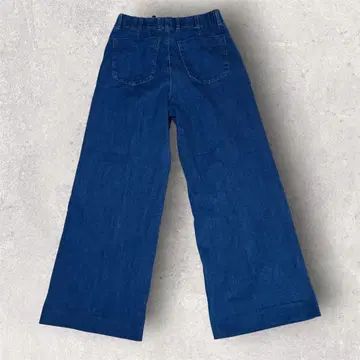 미사용 새상품 유니클로 UNIQLO 와이드 트라우저 청바지 XL
