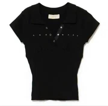 ANDMARY Lindsay logo tops black