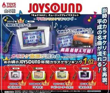 JOYSOUND 곡 NAVI 뮤직 플레이 마스코트 전 5종 컴프