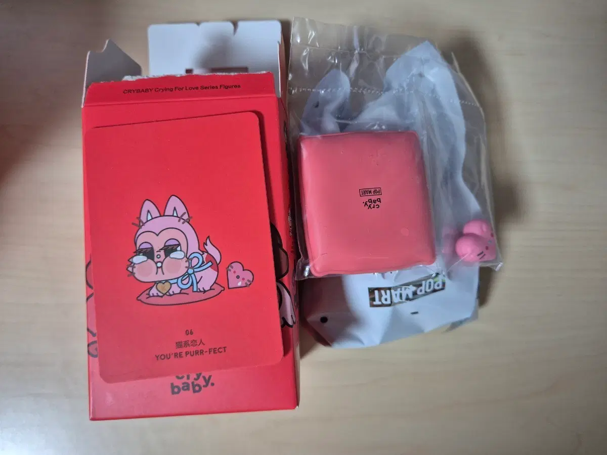 팝마트 크라이베이비 사랑의 눈물 고양이 같은 연인 피규어