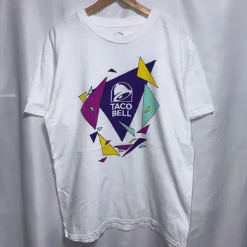 TACO BELL 타코벨 로고 프린트 T셔츠 화이트