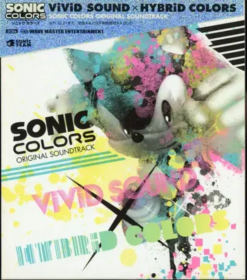웨이브 마스터 게임 CD SONIC COLORS OST ViViD SOUND HYBRiD COLORS