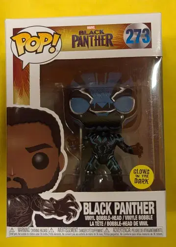 FUNKO POP! / MARVEL BLACK PANTHER BLACK PANTHER GLOWS IN THE DARK 273