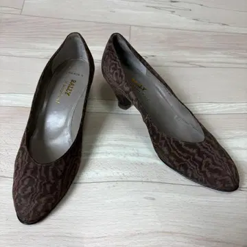 [ BALLY ] 발리 스웨이드 펌프스 4F 약 22.5cm