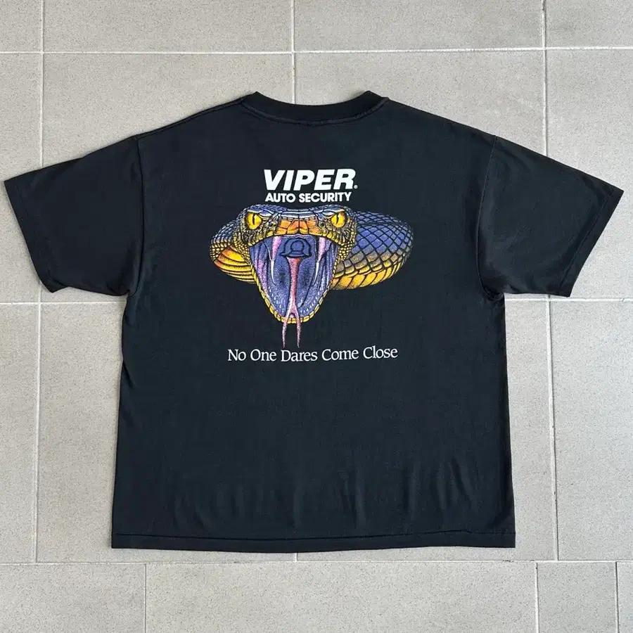 90s Viper auto security 티셔츠 닉푸케