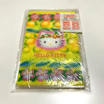 헬로키티 2001 트로피컬 키티 투명 봉투 레어템