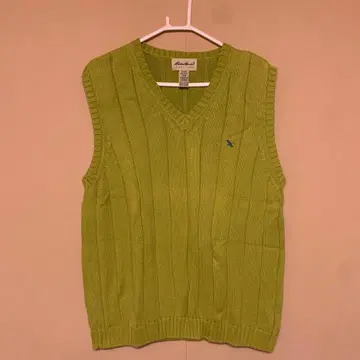 Eddie Bauer 니트 베스트 라이트 그린 M