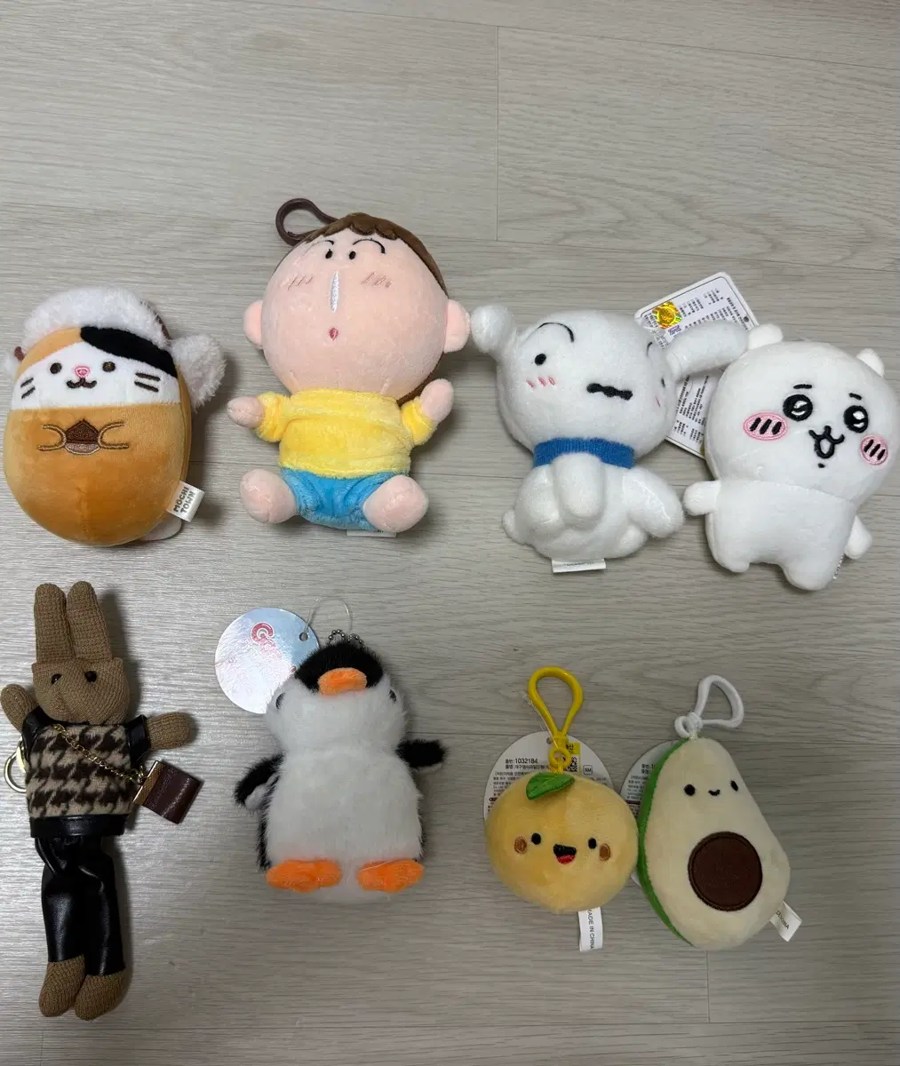 손난로 핫팩 인형 짱구 맹구 흰둥이 치이카와 펭귄