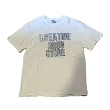 CREATIVE DRUG STORE T셔츠 화이트 로고 SUMMIT