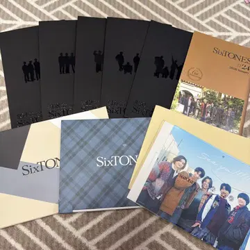 SixTONES 팬클럽 뉴스레터 달력 모음