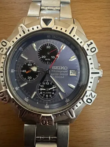 SEIKO 세이코 손목시계 7T32-6M20 크로노그래프 쿼츠 작동품