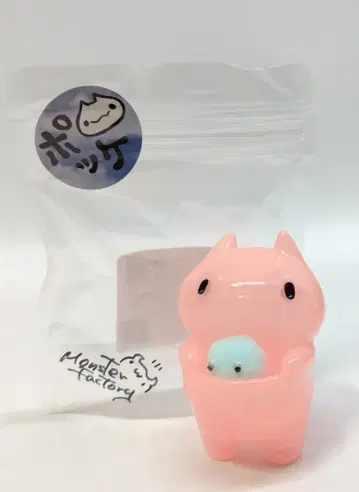 MONSTERFACTORY X 토이즈킹 포케 클리어 핑크/블랙