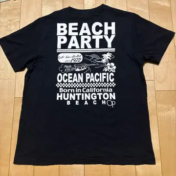Ocean Pacific 티셔츠 블랙 L 사이즈 코튼 100%