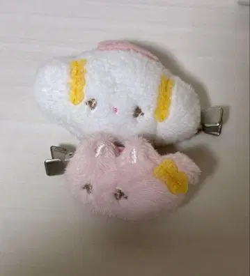 산리오 코기뮨 에비쨩 헤어 클립 핀 토끼 2개 세트 초레어