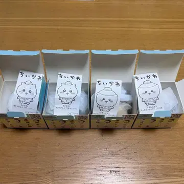 치이카와 맥도날드 콜라보 피규어 4종 세트