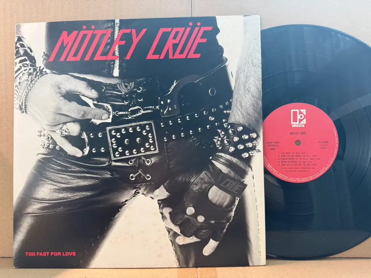 (일본 LP) Motley Crue - Too Fast For Love 1982년 초반