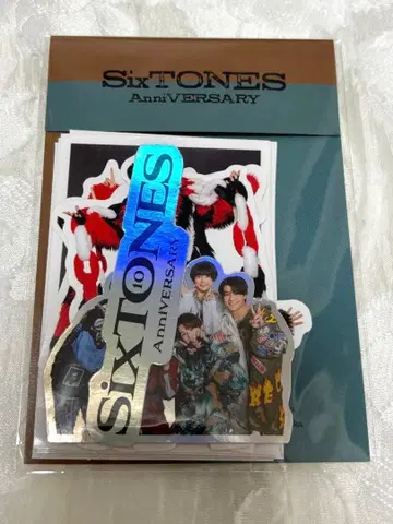 SixTONES AnnivERSARY 스티커 세트