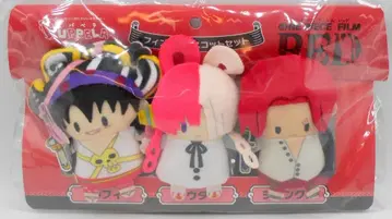 무빅 원피스 핑거 마스코트 PUPPELA 세트 루피&우타&샹크스 (극장판 [ ONE PIECE FILM RED ] ver.)