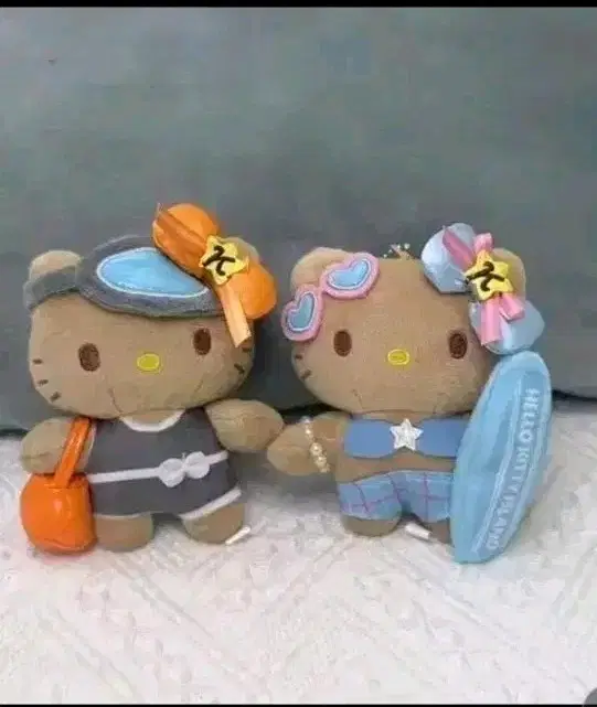 일괄)산리오정품헬로키티 비치키링 세트
