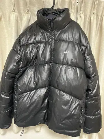 GAP RECYCLED PUFFER 다운 자켓 블랙 L