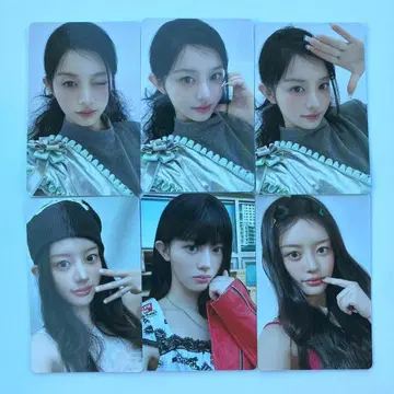ILLIT I Got Your Back 솔로반 트레이딩 카드 6종 컴프 민지