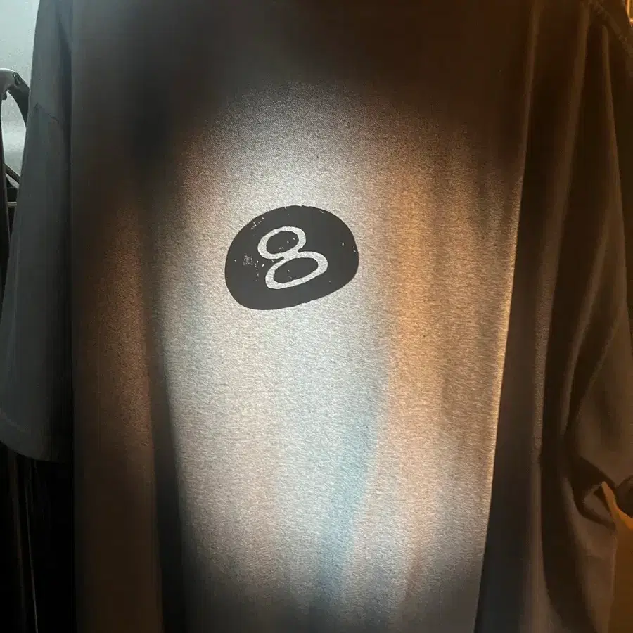 스투시 8볼 반팔티 블랙 xl
