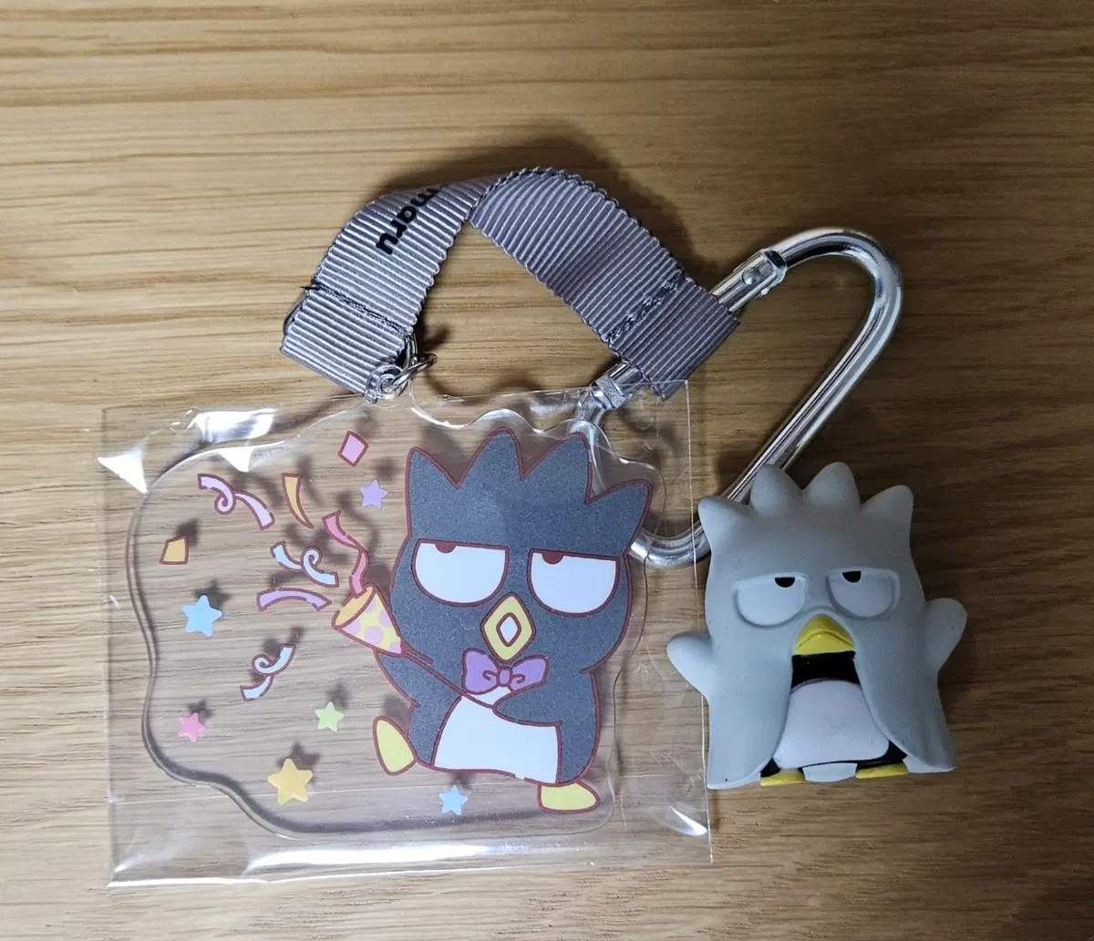 산리오쿠지 배드바츠마루 쿠지 아크릴키링 미개봉