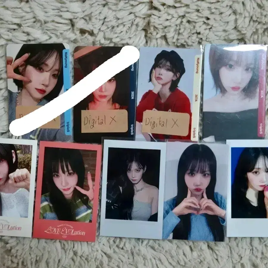 트리플에스 김나경 포토카드 포카 앨범 오브젝트 옵젝 콘서트 실물 모음 일괄 특전 걸네다 vip 니트 시그 vv 비비 비저너리비전 에볼루션 에볼