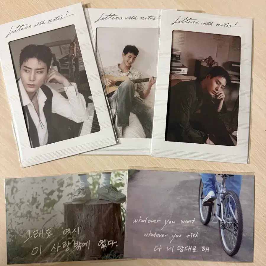 영케이 레윗노(letters with notes) 엽서 일괄 판매