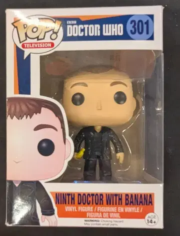 FUNKO POP! TELEVISION NINTH DOCTOR WITH BANANA 220
