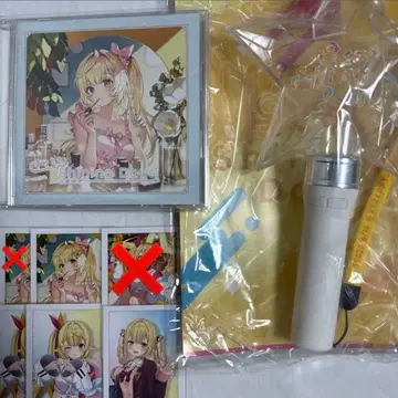 호시카와 사라 1st LIVE 응원봉 CD 폴라로이드풍 카드