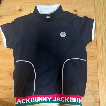 Jack Bunny 여성용 반팔 하이넥 의류