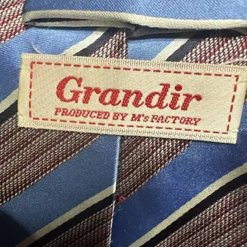 Grandir 넥타이 스트라이프 패턴 M's FACTORY