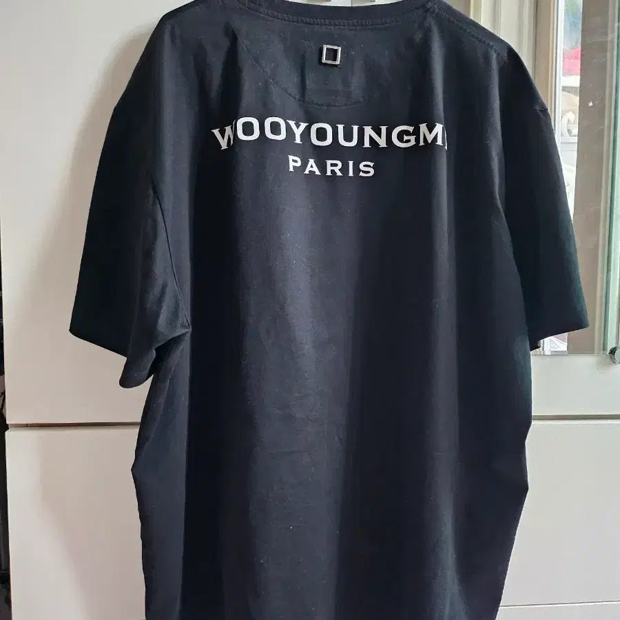 우영미 파리 반팔 티셔츠 블랙