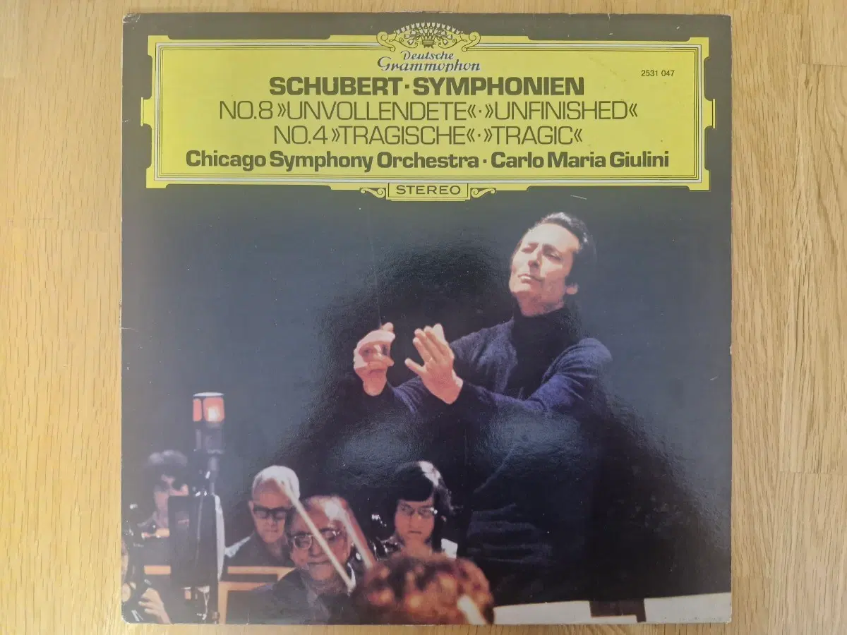 [C] Carlo Maria - Schubert: Symphonies No.8 & No.4 LP (속지X)