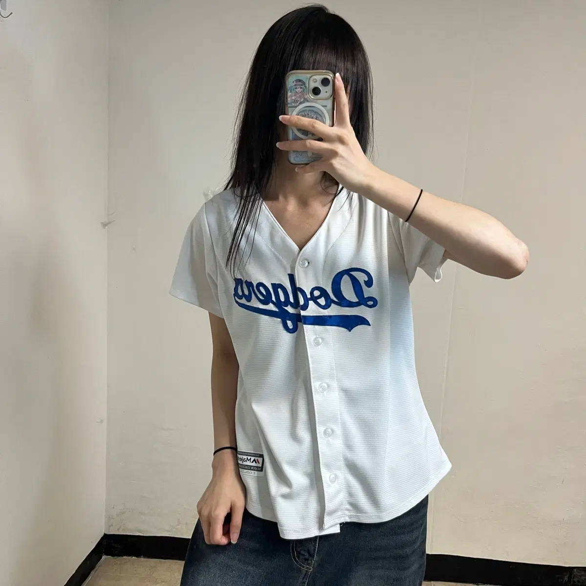 마제스틱 LA 다져스 99 류현진 야구져지
