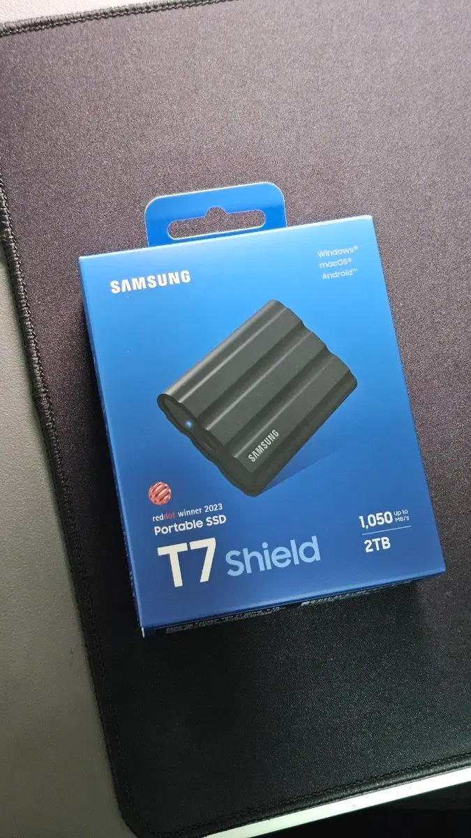 삼성 T7 쉴드 2TB 블랙 ssd 새상품