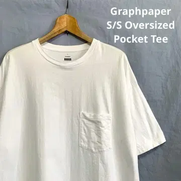 Graphpaper S/S 오버사이즈 포켓 티