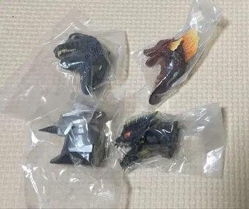제일복권 고질라 최강 괴수왕 열전 G상 몬스터 헤드 마그넷 4종 세트