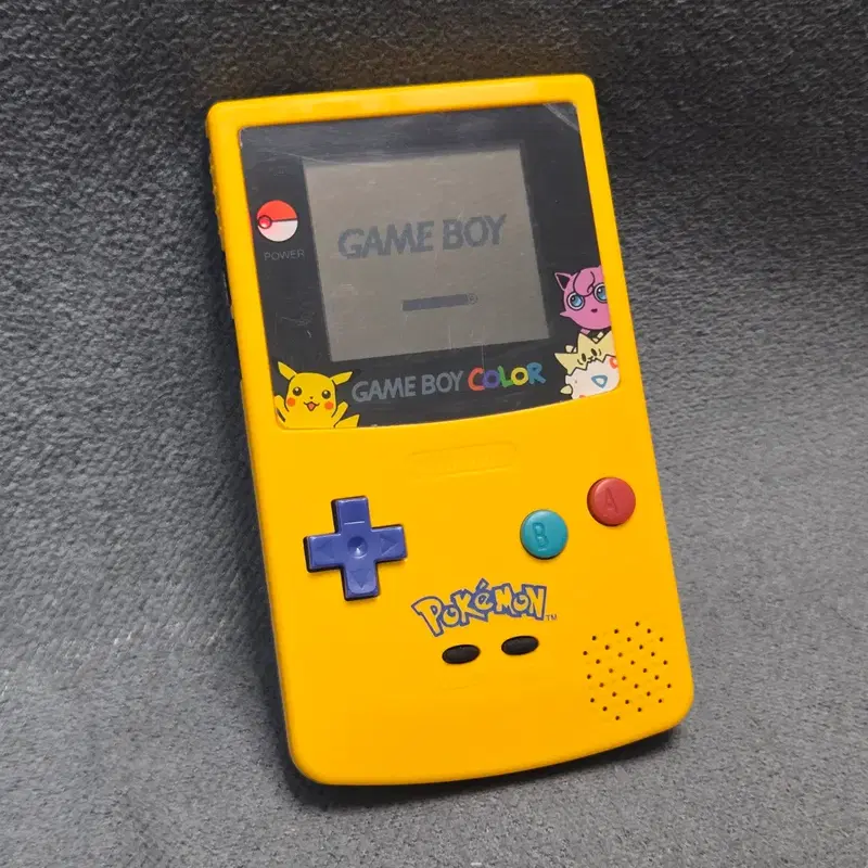 닌텐도 게임보이 컬러 gbc 포켓몬 피카츄 에디션
