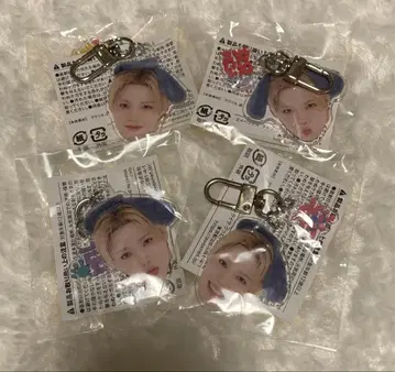 treasure 도영 얼굴 아크릴 키링 캡슐 토이 희로애락 컴플리트