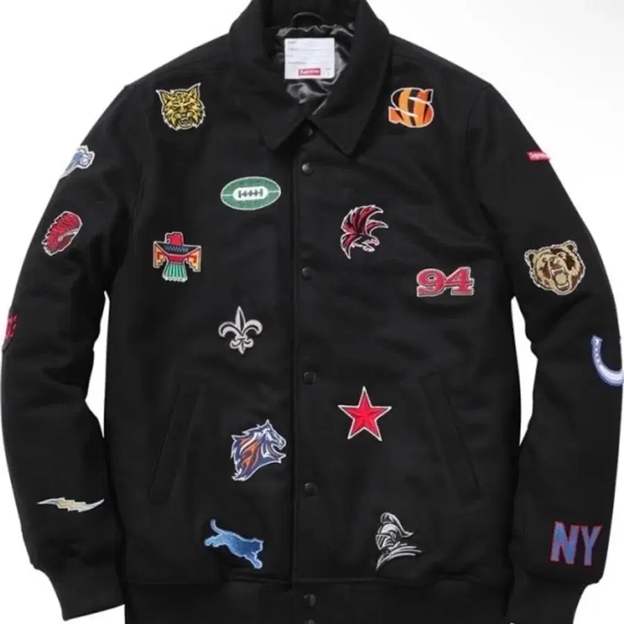 슈프림 NFL 바시티 자켓