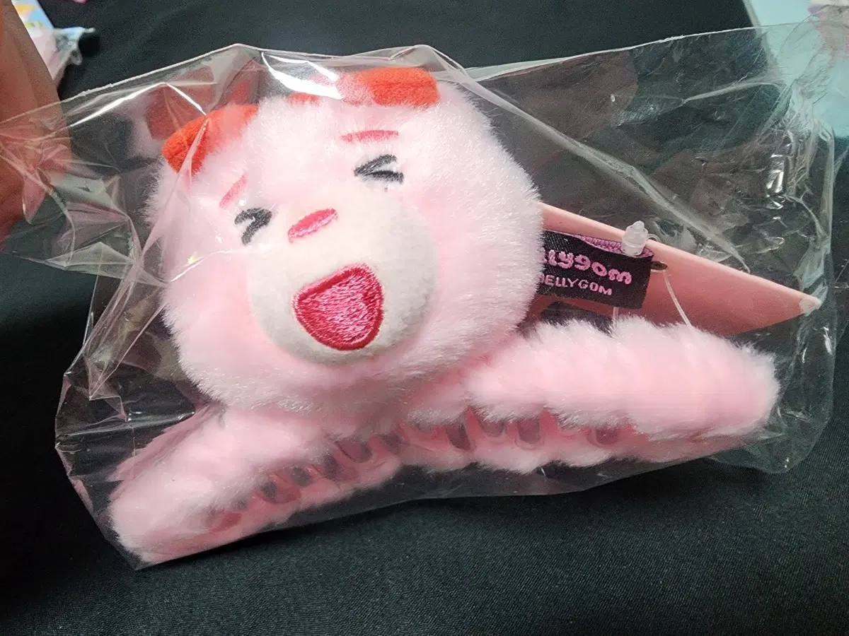 벨리곰 핑크 집게핀