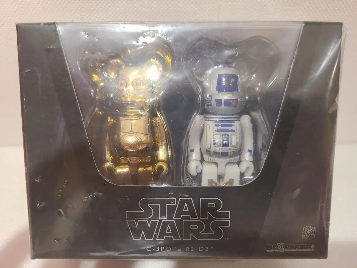 베어브릭 스타워즈 r2d2 c3po 세트 100%