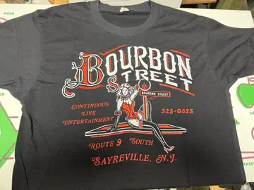 BOURBON STREET T셔츠 USA제 XL 빈티지