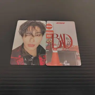 ATEEZ 성화 BAD 타워 레코드 시부야 라키 로또 트레이딩 카드