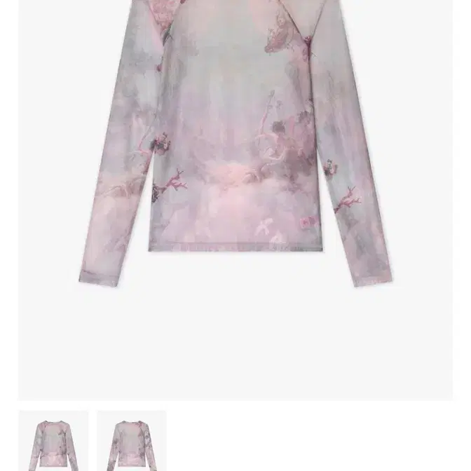마블링 PRINTED MESH TOP 메쉬탑 새상품