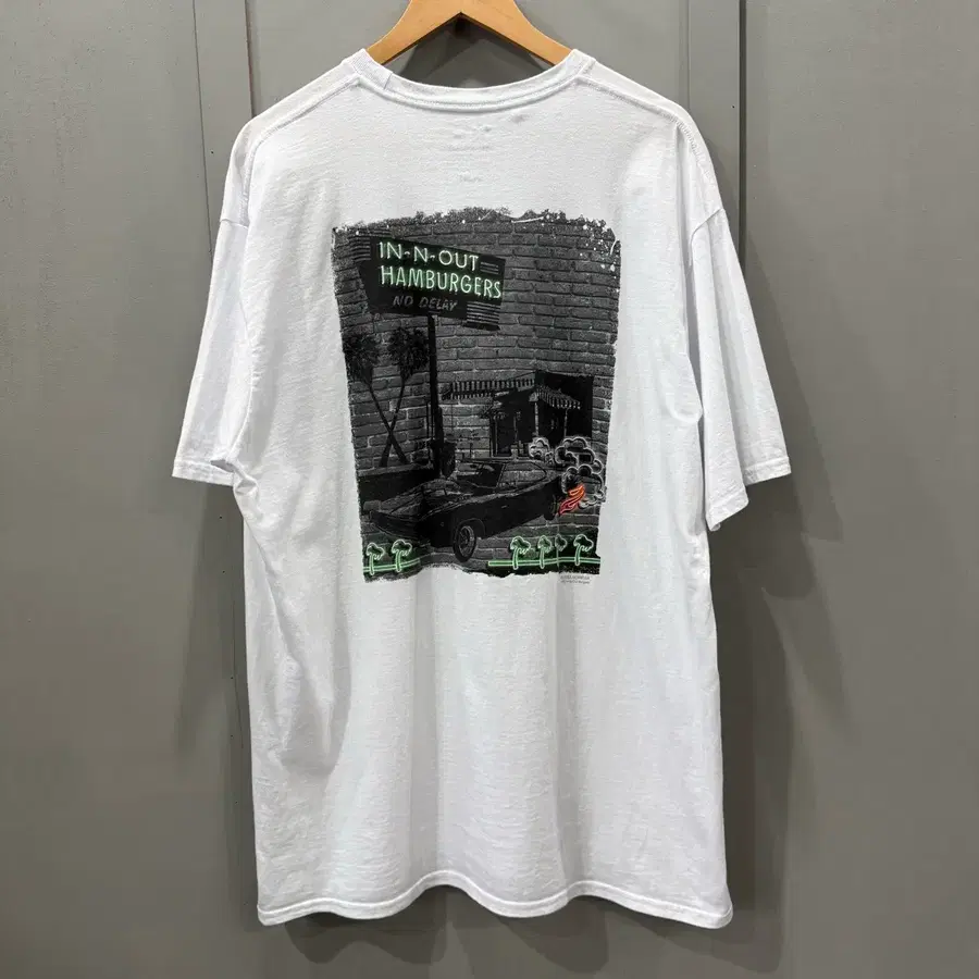 2XL 인앤아웃(In-N-Out Burger) 캘리포니아 반팔 티셔츠