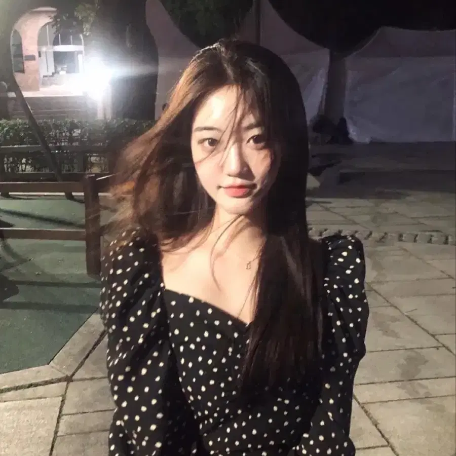 제니오 러블리 도트 블라우스
