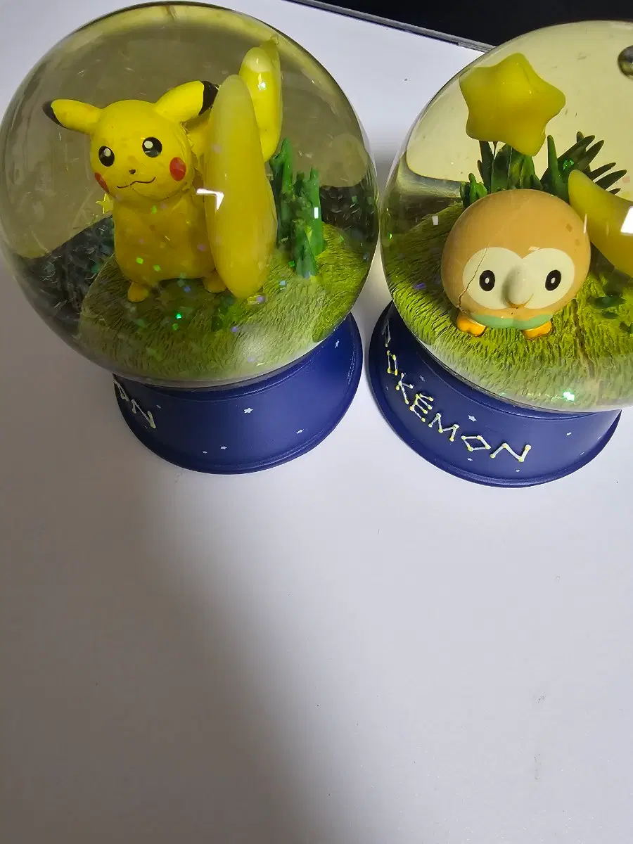 포켓몬스터 스노우볼 피카츄,나몰빼미